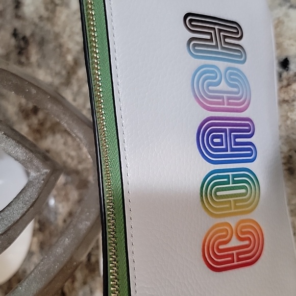 Coach EUC Nolita19 Leather Rainbow Purse or Wristlet LIKE NEW - Picture 4 of 10